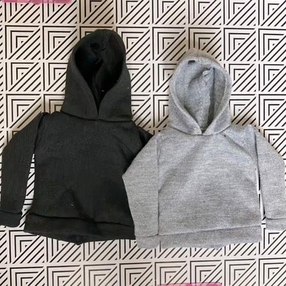 DOLL CLOTHES: BARBIE OR KEN HOODIES - Picture 1 of 5
